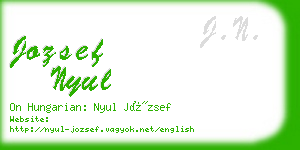 jozsef nyul business card